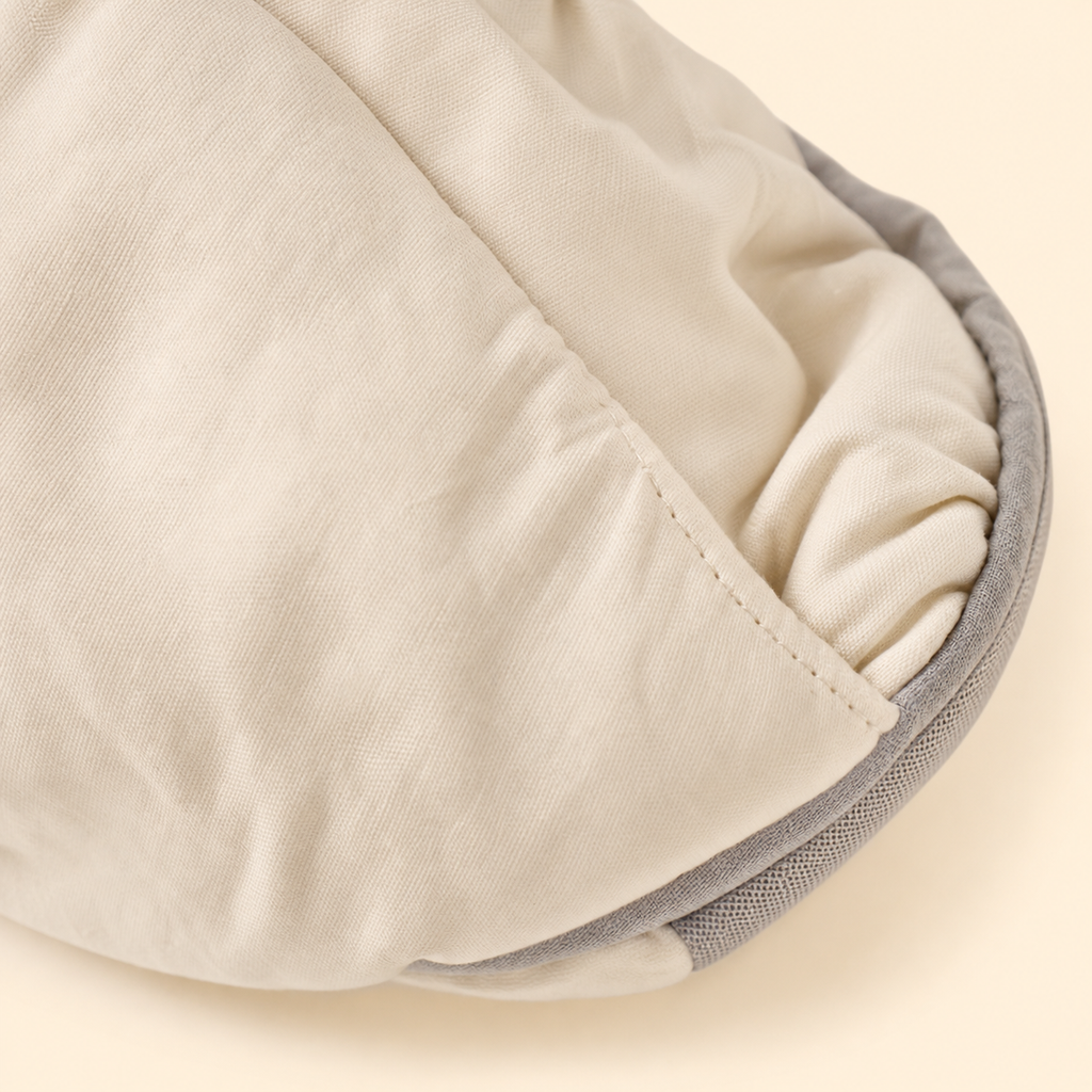 PrismTail Cloud Sling Cream – nylon fabric and stitching detail